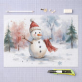 Watercolor Sneeuwpop Tissuepapier (Craft)
