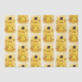 Watercolor snow man tissuepapier (Voorkant)