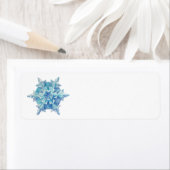 Watercolor Snowflake Address Label (Insitu)