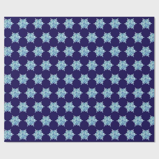 Watercolor Snowflake Cadeaupapier (Vlak)