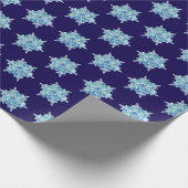 Watercolor Snowflake Cadeaupapier (Hoek)