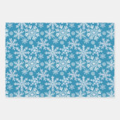 Watercolor Snowflakes Pattern Inpakpapier Vel (Voorkant)