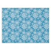 Watercolor Snowflakes Pattern Tafelkleed (Voorkant (Horizontaal))