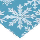 Watercolor Snowflakes Pattern Tafelkleed (Gekanteld)