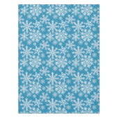 Watercolor Snowflakes Pattern Tafelkleed (Voorkant)