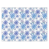 Watercolor Snowflakes Pattern Tafelkleed (Voorkant (Horizontaal))