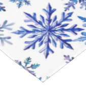 Watercolor Snowflakes Pattern Tafelkleed (Gekanteld)