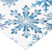 Watercolor Snowflakes Pattern Tafelkleed (Gekanteld)
