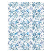Watercolor Snowflakes Pattern Tafelkleed (Voorkant)