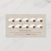 Watercolor Sourdough Bakery Loyalty Card Visitekaartje (Achterkant)