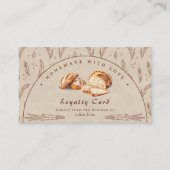 Watercolor Sourdough Bakery Loyalty Card Visitekaartje (Voorkant)