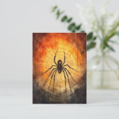 Watercolor Spider  Briefkaart (Staand voorkant)