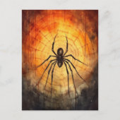 Watercolor Spider  Briefkaart (Voorkant)