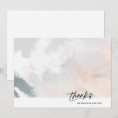 Watercolor Splash Bedankkaart | Zo Dankbaar (Voorkant / Achterkant)