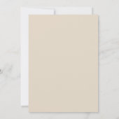 Watercolor Splash op granietsteen Beige Kaart (Achterkant)