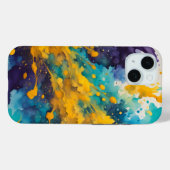 Watercolor Splashes Background Case-Mate iPhone Case (Achterkant (horizontaal))