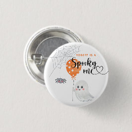 Watercolor Spooky One 1st Birthday Ronde Button 3,2 Cm