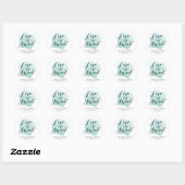Watercolor spotlightstickers ronde sticker (Vel)