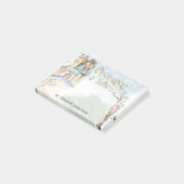 Watercolor Sprookjeskasteel in het Bos Post-it® Notes (Schuin)