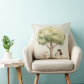 Watercolor Sprookjesprinses Fantasie Kussen (Stoel)
