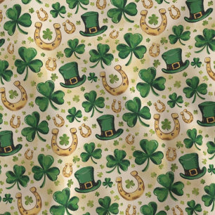 Watercolor St. Patrick's Day Stof