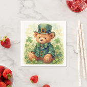 Watercolor St. Patrick's Day Teddibeer Servet (Insitu)