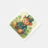 Watercolor St. Patrick's Day Teddibeer Servet (Hoek)