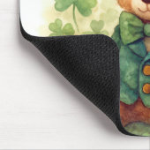 Watercolor St. Patrick's Day Teddybeer Muismat (Hoek)