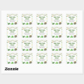 Watercolor St. Patricks vanuit de keuken van Vierkante Sticker (Vel)