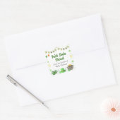 Watercolor St. Patricks vanuit de keuken van Vierkante Sticker (Envelop)