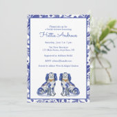 Watercolor Staffordshire Honden Kaart (Staand voorkant)