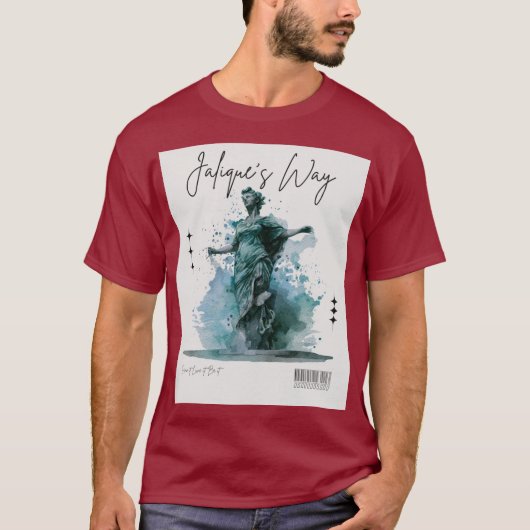 Watercolor Standbeeld van de Vrijheid T-shirt (Voorkant)