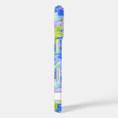 Watercolor Starfish Monogrammed Case-Mate iPhone Case (Achterkant / Rechts)