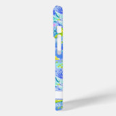 Watercolor Starfish Monogrammed Case-Mate iPhone Case (Achterkant / Links)