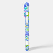 Watercolor Starfish Monogrammed  Case-Mate iPhone Case (Achterkant / Links)