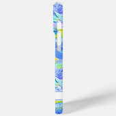 Watercolor Starfish Monogrammed  Case-Mate iPhone Case (Achterkant / Links)