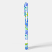 Watercolor Starfish Monogrammed Case-Mate iPhone Case (Achterkant / Links)