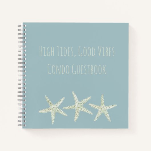 Watercolor Starfish Trio Notitieboek (Voorkant)