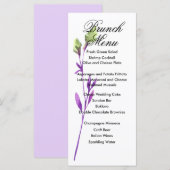 Watercolor Steel Menukaart (Voorkant / Achterkant)