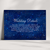 Watercolor sterrenstelsel kosmische sterren Sterre Informatiekaartje