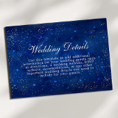 Watercolor sterrenstelsel kosmische sterren Sterre Informatiekaartje