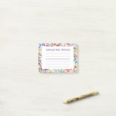 Watercolor Stippen Fantastische Ideeën Post-it® Notes (Op bureau)