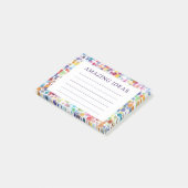 Watercolor Stippen Fantastische Ideeën Post-it® Notes (Schuin)