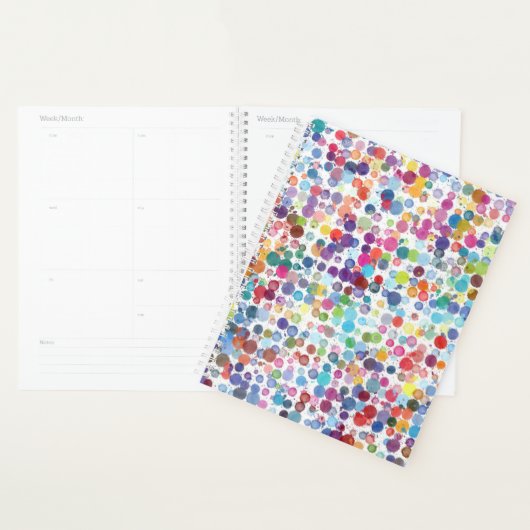 Watercolor Stippen Planner (Display)