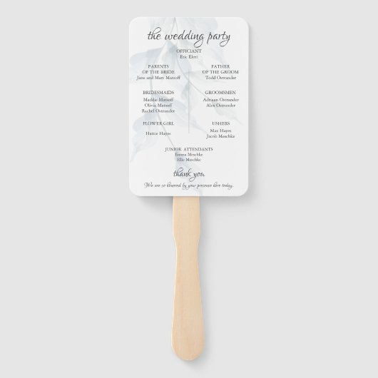 Watercolor Stofblauw Salie Helen Handwaaier (Achterkant)