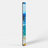 Watercolor Strand iPhone / iPad hoes Hoesje (Rechterkant)