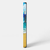 Watercolor Strand iPhone / iPad hoes Hoesje (Linkerkant)