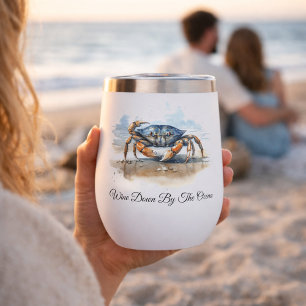 Watercolor Strand Krab, op maat
