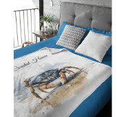 Watercolor Strand Krab, op maat Fleece Deken