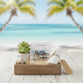 Watercolor Strand Krab, op maat Magneet
